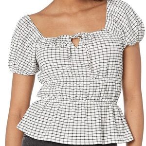 Madewell gingham blouse